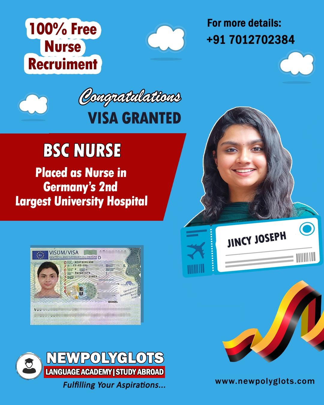 Germany Nurse Visa Stamp Newpolyglots