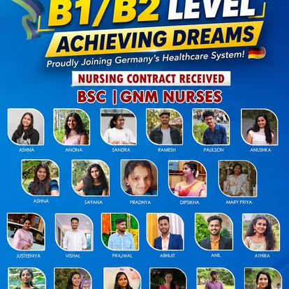 B1 B2 Level Achieving Dreams Nursing Contract Received Wall Newpolyglots