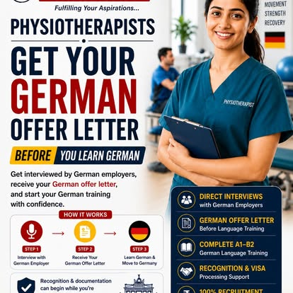 Physiotherapists get German offer letter before learning German Newpolyglots